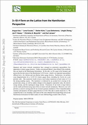 3+1D 𝜽-Term on the Lattice from the Hamiltonian Perspective.pdf.jpg