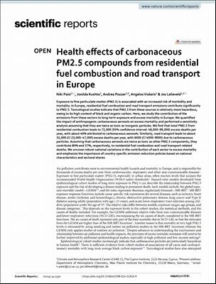 Health effects of carbonaceous PM2.5 compounds from residential fuel combustion and road transport in Europe.pdf.jpg