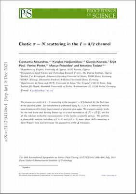 Elastic π − N scattering in the I = 3_2 channel.pdf.jpg
