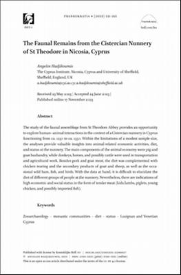 Hadjikoumis (2023) Fauna St Theodore Cistercian nunnery Nicosia Cyprus.pdf.jpg