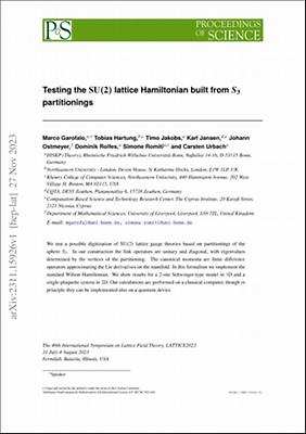 Testing the SU(2) lattice Hamiltonian built from 𝑺3.pdf.jpg