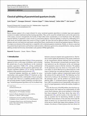 Classical Splitting of Parametrized Quantum Circuits.pdf.jpg