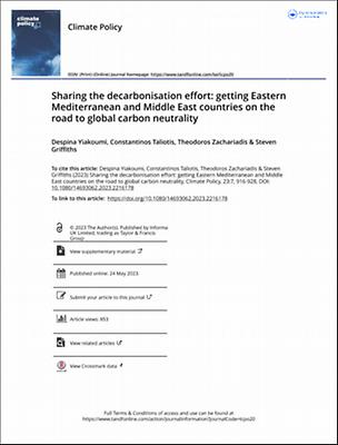 Sharing the decarbonisation effort  getting Eastern Mediterranean and Middle East countries on the road to global carbon neutrality.pdf.jpg