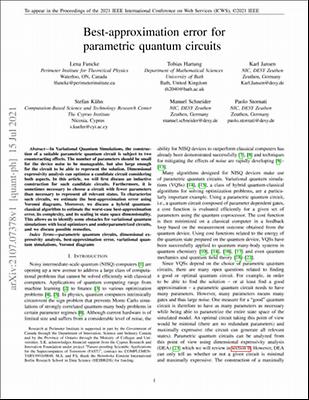 Best-approximation error for parametric quantum circuits.pdf.jpg