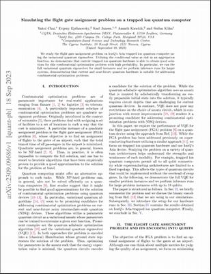 Simulating the flight gate assignment problem on a trapped ion quantum computer.pdf.jpg